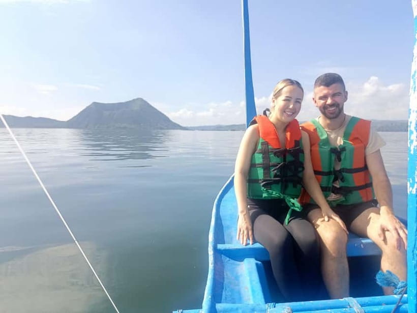 Tagaytay: Taal Volcano Tagaytay Private Tour w/Jeepney Ride - Cruising Taal Lake by motorized outrigger boat